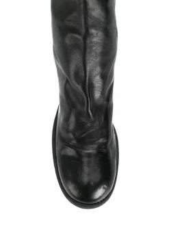 Guidi bottines à fermeture arrière zippée