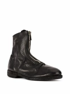 Guidi soft zip front ankle boots