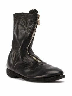 Guidi bottines zippées