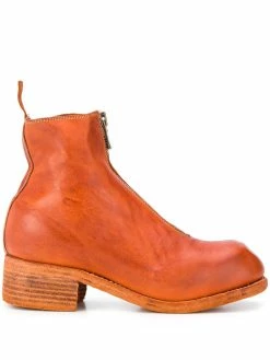 Guidi bottines zippées