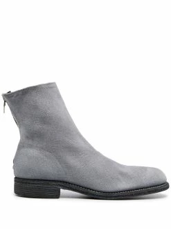 Guidi bottines à fermeture zippée