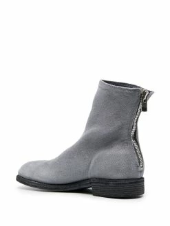 Guidi bottines à fermeture zippée