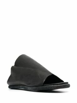 Guidi mules en cuir
